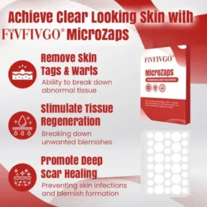Fivfivgo® MicroZaps Hydrocolloid Tag Patch